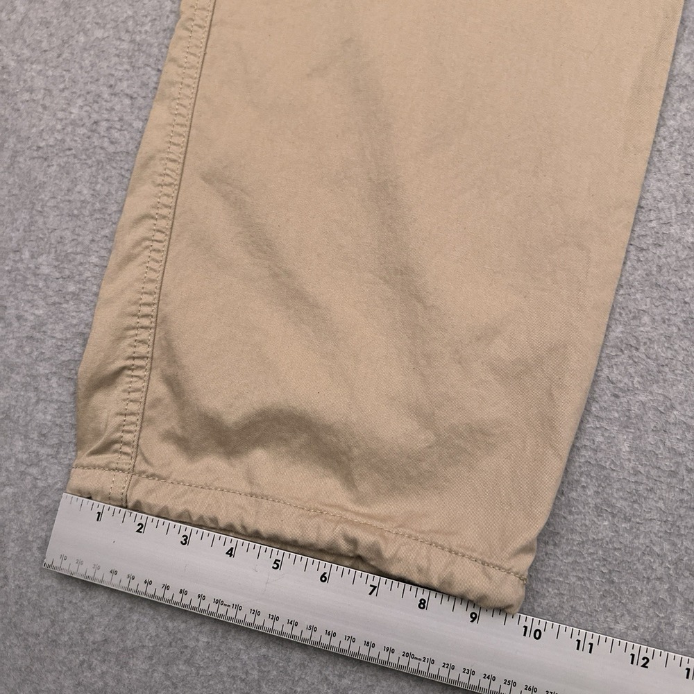 Levi's '94‎ Baggy Cargo Wide Leg Pants Women's 31 (33x29) Khaki Tie Hem Skater - Picture 5 of 12
